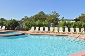 You will have plenty of pool deck space at Inn at Seacrest Beach Highway 30A Florida