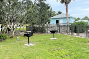 Onsite grills offer a fresh alternative to eating out.