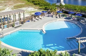 A community swimming pool