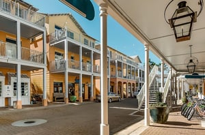 Enjoy downtown shopping at Carillon Beach