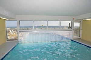 Indoor pool at Emerald Isle in Panama City Beach Florida