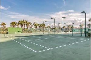 Tennis courts at Phoenix V in Orange Beach Alabama