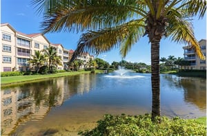 Gorgeous grounds at Bella Lago in Fort Myers Beach Florida