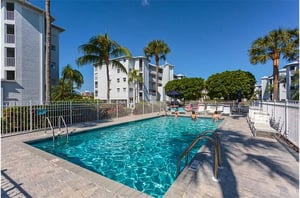 Lovely pool at Royal Pelican in Ft. Myers Beach Florida