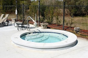 Spend some time unwinding in the hot tub at Colony Club in Gulf Shores AL