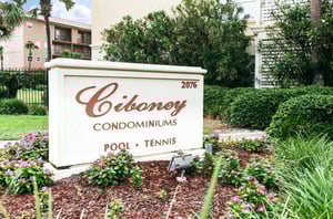Ciboneys entrance sign.