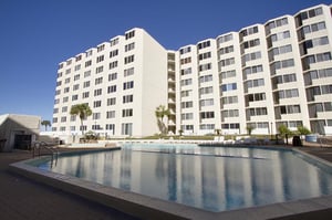 Gulf front pool at Top of the Gulf in Panama City Beach FL