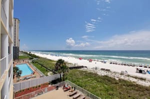 Ocean Ritz Balcony View of Panama City Beach