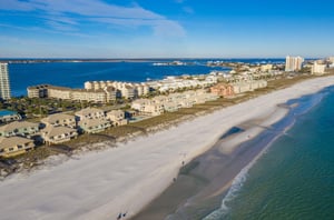 Portside Villas is a gated beachfront community
