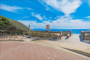 Beach access area for Cassine Village