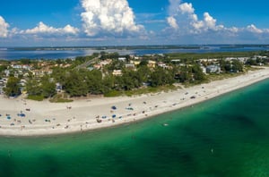 Anna Maria Island aerial view