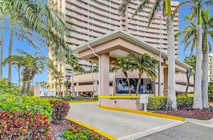 Crescent Beach Clubs entrance.