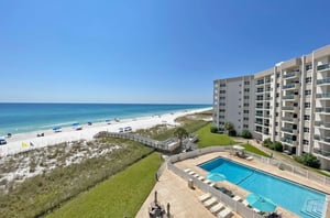 Stay only steps away from the coast with direct beach access