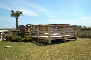 Enjoy direct access to quiet stretches of Gulf beaches