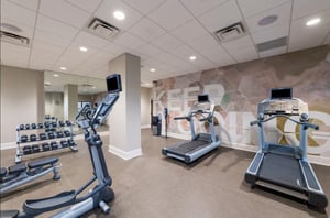 Dont miss your workouts  SpringHill Suites by Mariott Navarre offers a variety of exercise equipment