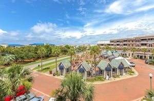 The front of the Village of South Walton on Highway 30A	