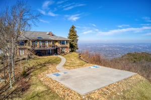 Shuffleboard behind Best View Ever A 5 bedroom cabin rental in Pigeon Forge