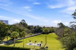 A scenic path from the pool area leads directly to East Beach, offering an easy walk through the coastal landscape.