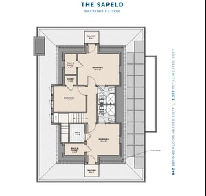 The upper level has two queen bedrooms, the twinoverqueen bunk room, two full baths and a private balcony for each queen bedroom.
