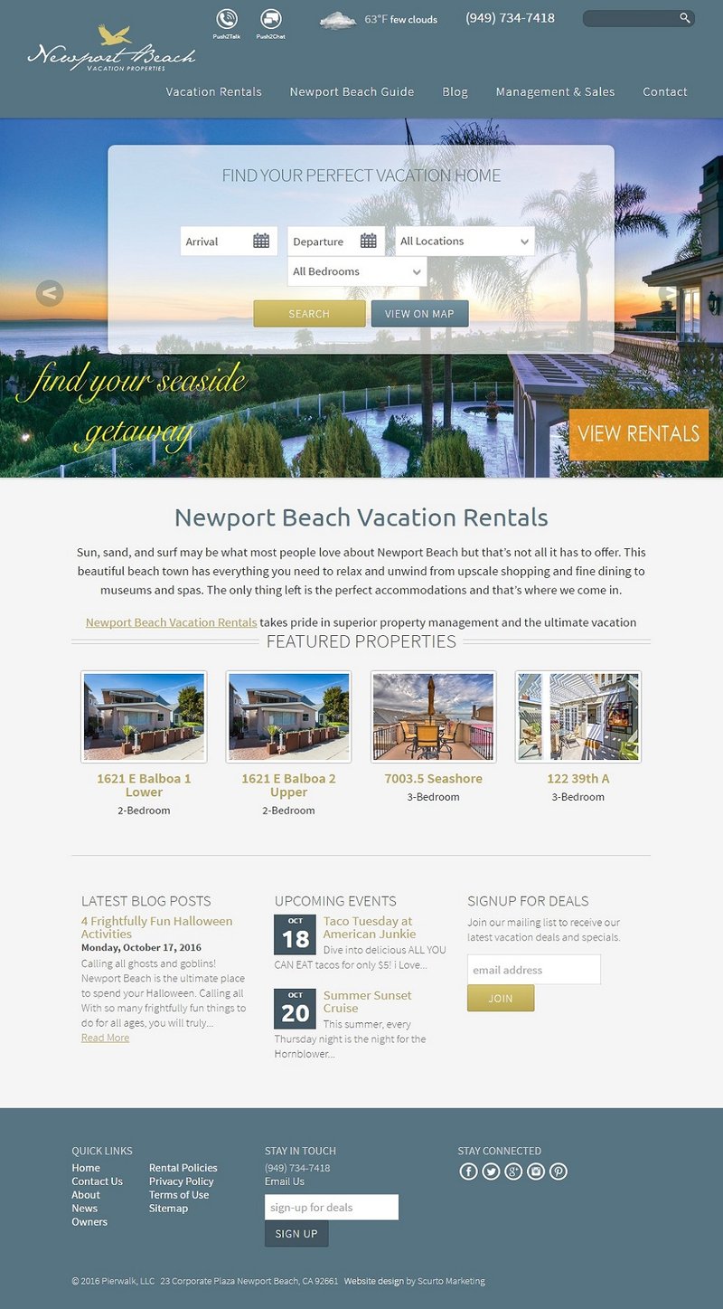 293 Newport Beach Vacation Properties 1