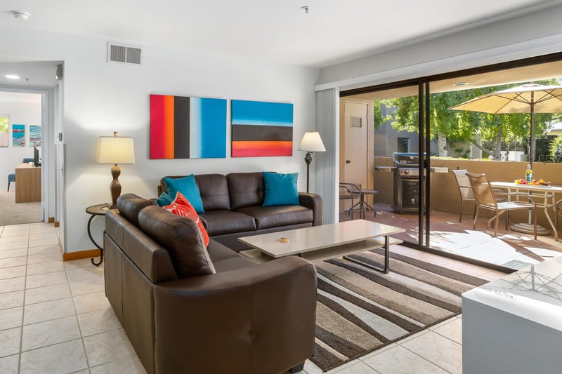 Comfortable living room seating