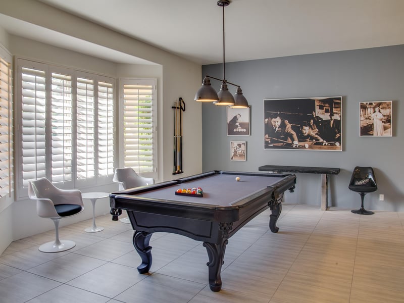 Challenge your friends to a game of pool