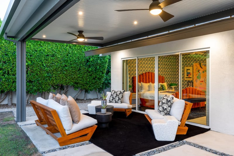 Relax outside and enjoy the view