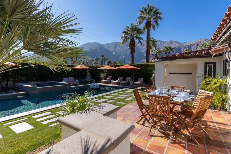 Outdoor patio dining