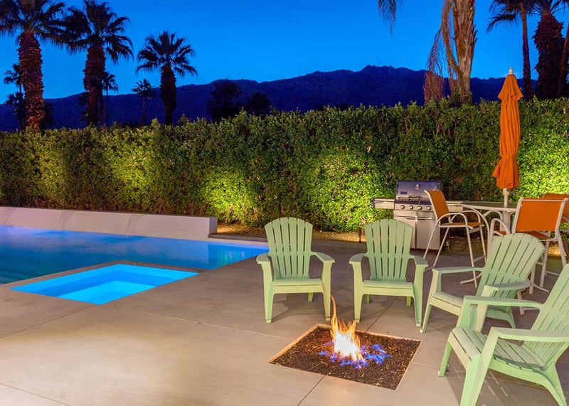 Enjoy a cozy evening by the firepit