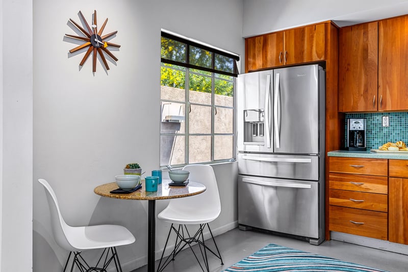 Breakfast table for two