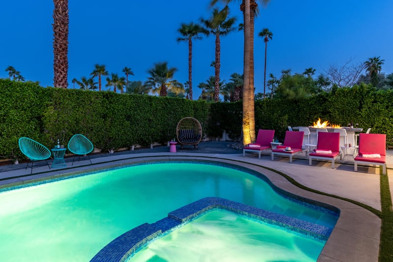 Spa And Pool Lights On