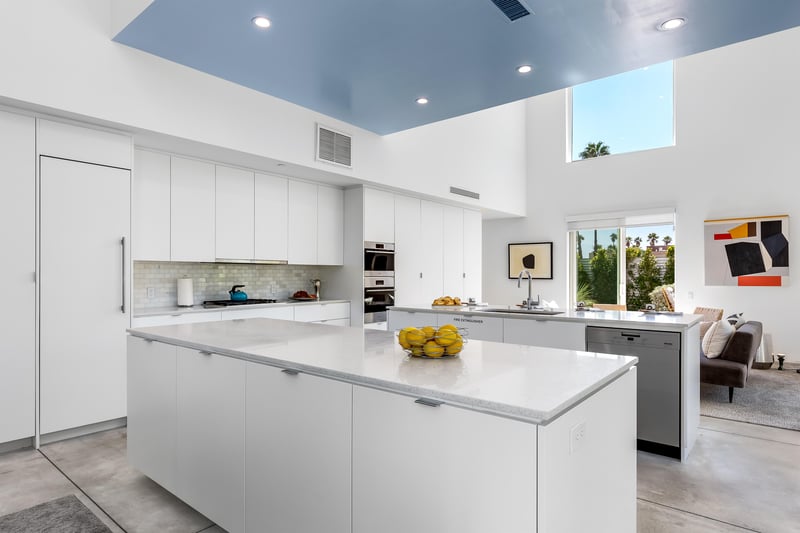 Lots of counter space in this kitchen