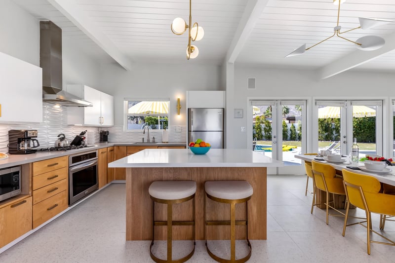 Sophisticated culinary kitchen