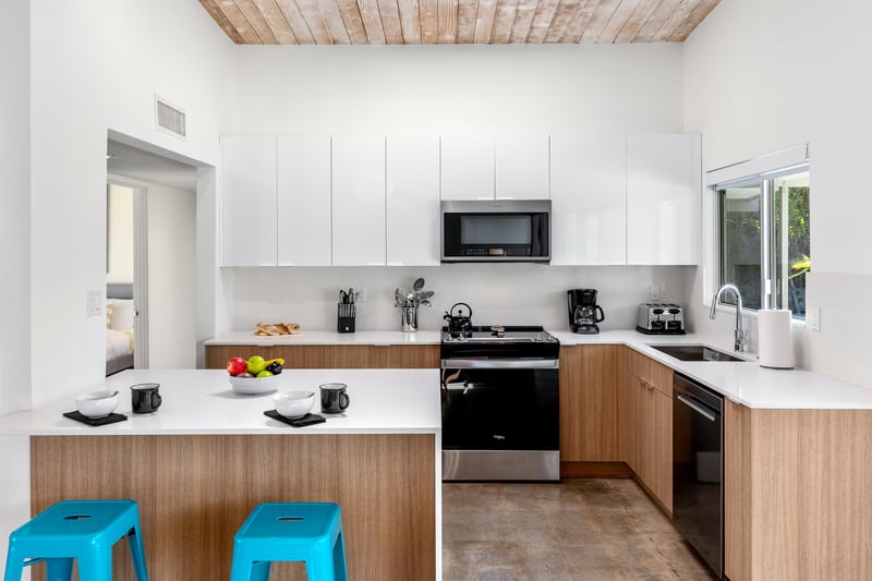 Newly remodeled kitchen