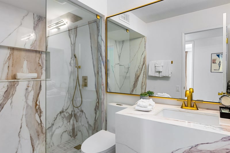 Stunning guest bathroom