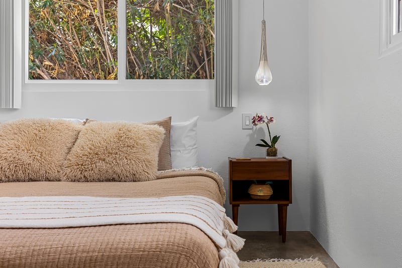 Restful guest bedroom