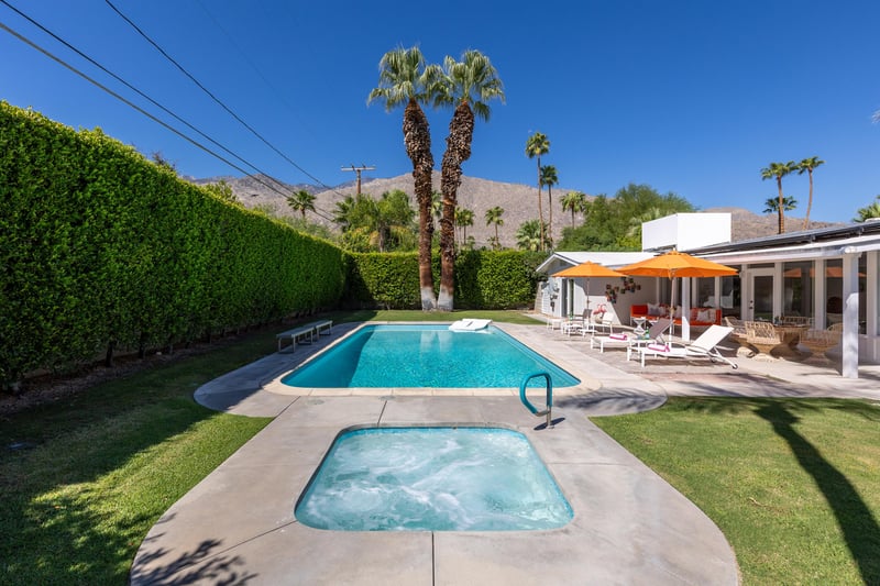 Spend sunny days by the pool