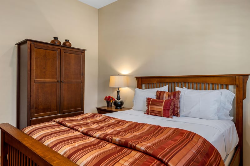 Comfortable guest bedroom