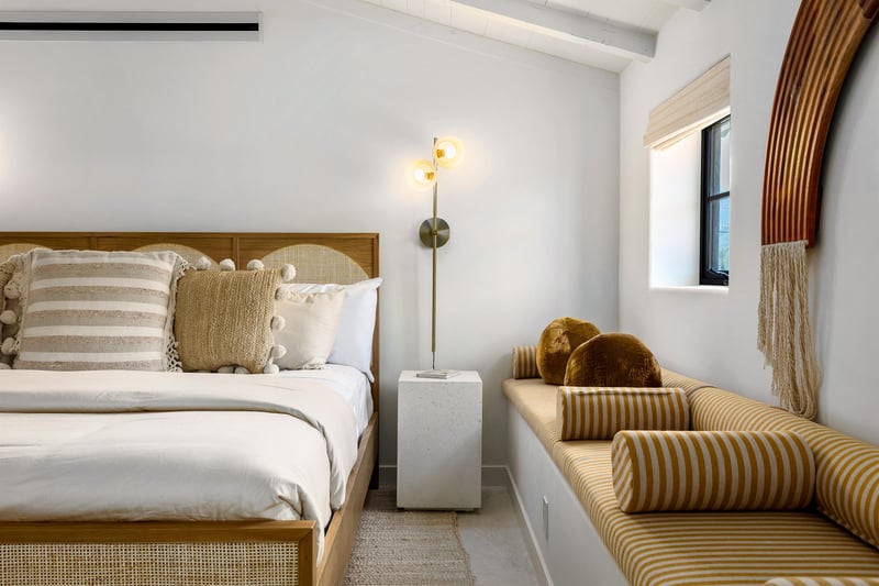 Comfortable guest bedroom