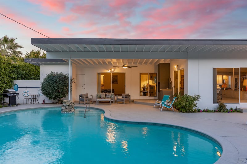 Go for a sunset swim