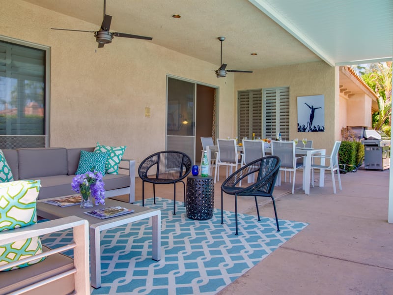 Plenty of outdoor spaces to relax