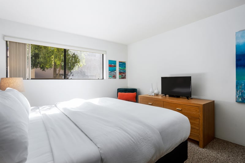 Flat screen televisions in every room