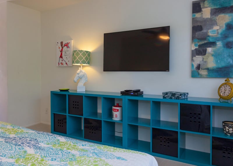 Flat screen TVs for relaxing movie nights