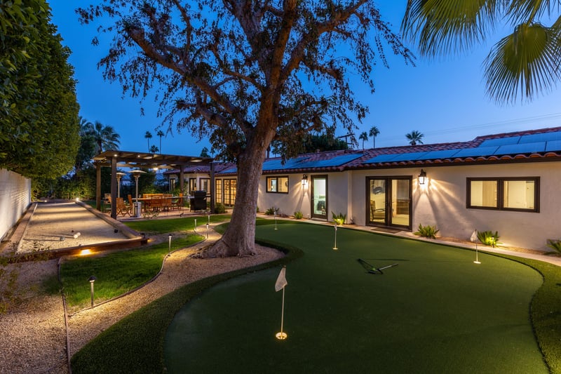 Play an evening game of putt putt golf