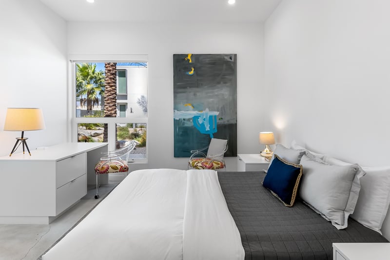 Comfortable guest bedroom