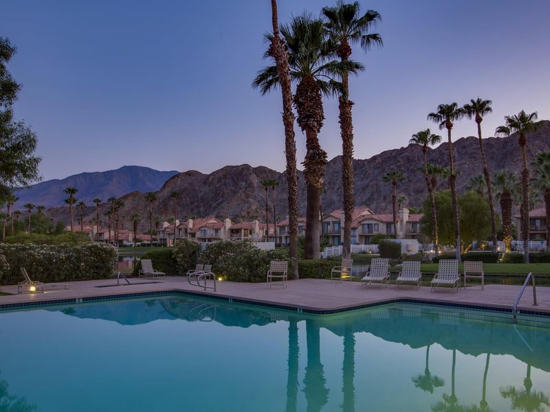 Enjoy the desert nights by the pool