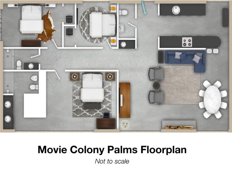 Movie Colony Palms Floorplan