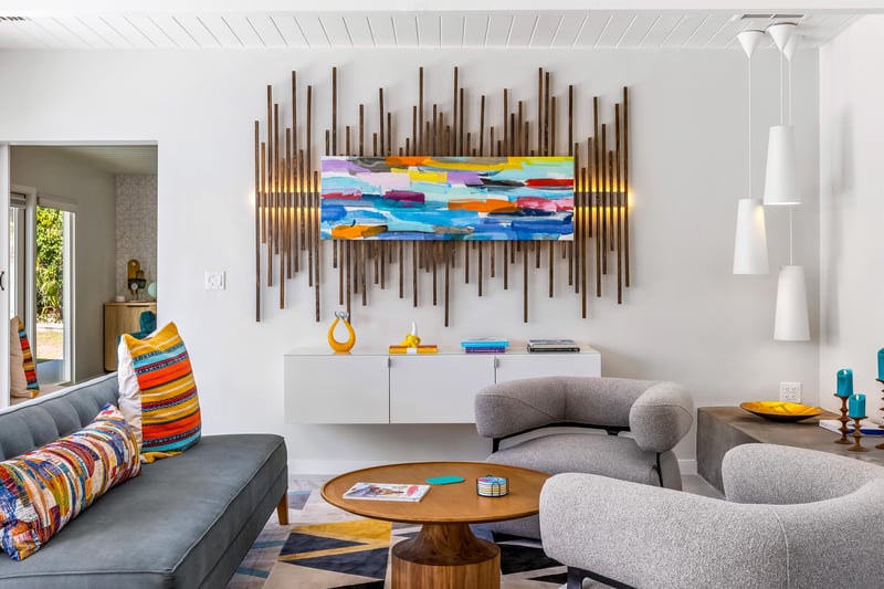 Modernized living room decor