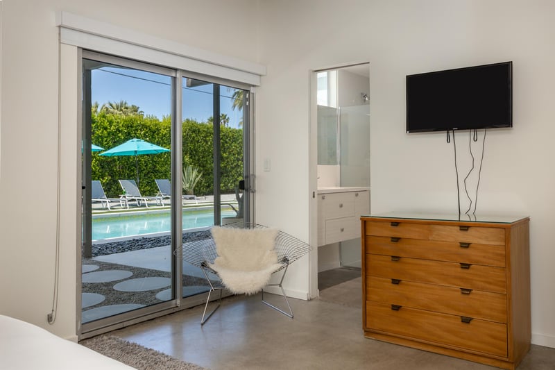 Backyard patio access