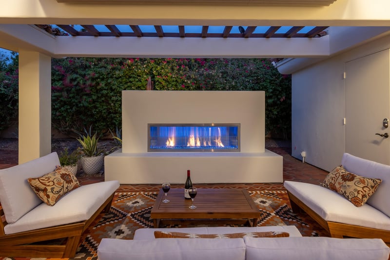 Above ground fire feature